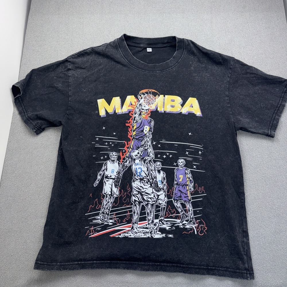 Y2K Style‎ Mamba Skeleton Basketball Graphic Size Small - Picture 6 of 8